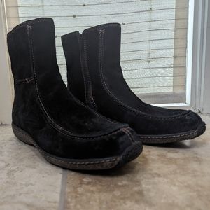 Timberland Black Leather Ankle boots Size 9